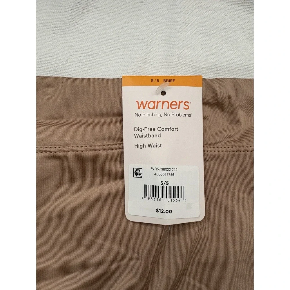 NEW Warners No Pinching No Problem Brief 5738 Briefs 2 Pair Women's Size Small 5